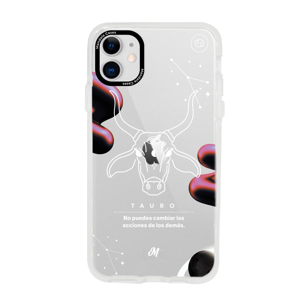 Cases para iphone 11 TAURO 24 TRANSPARENTE - Mandala Cases