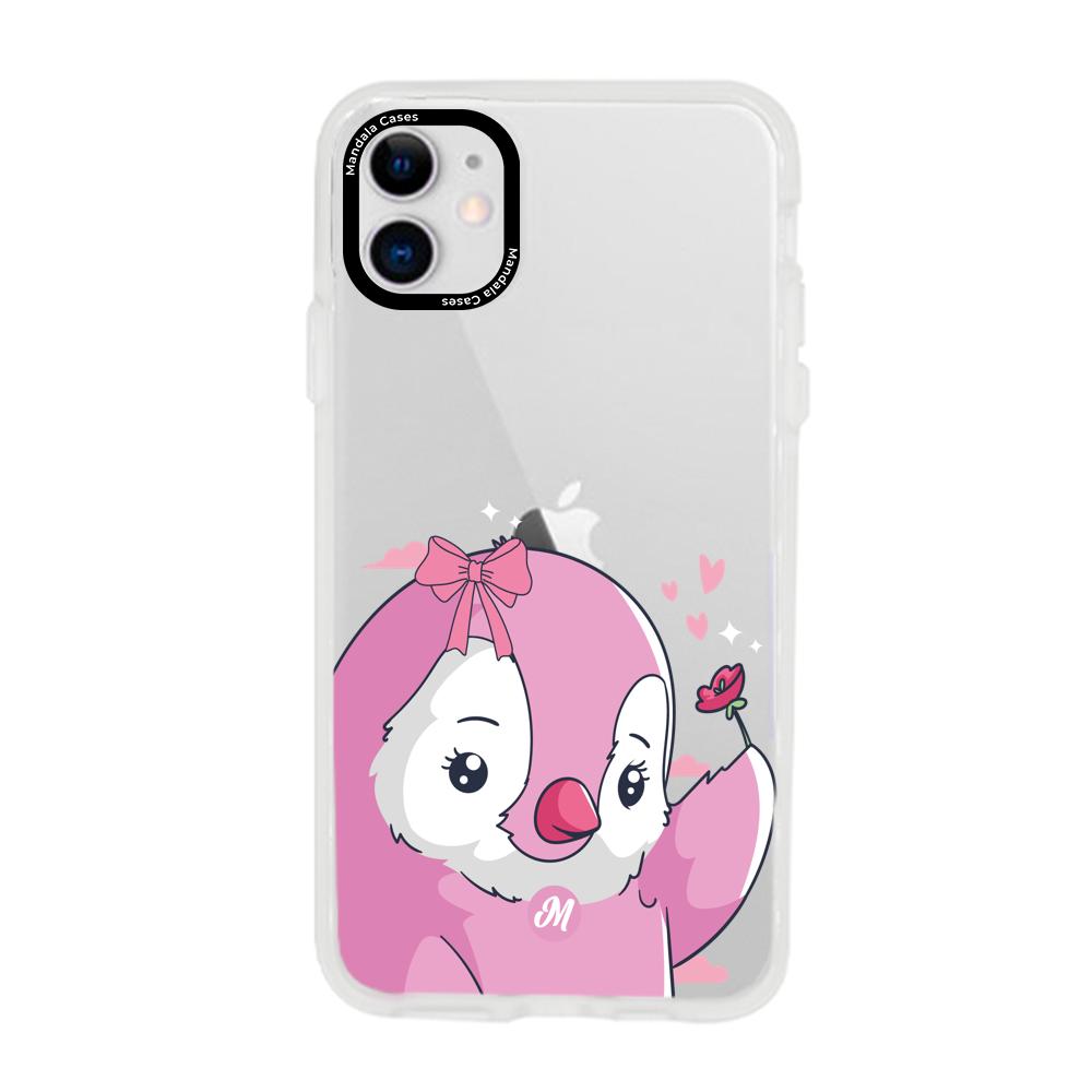 Cases para iphone 11 Pingüino Coquette - Mandala Cases