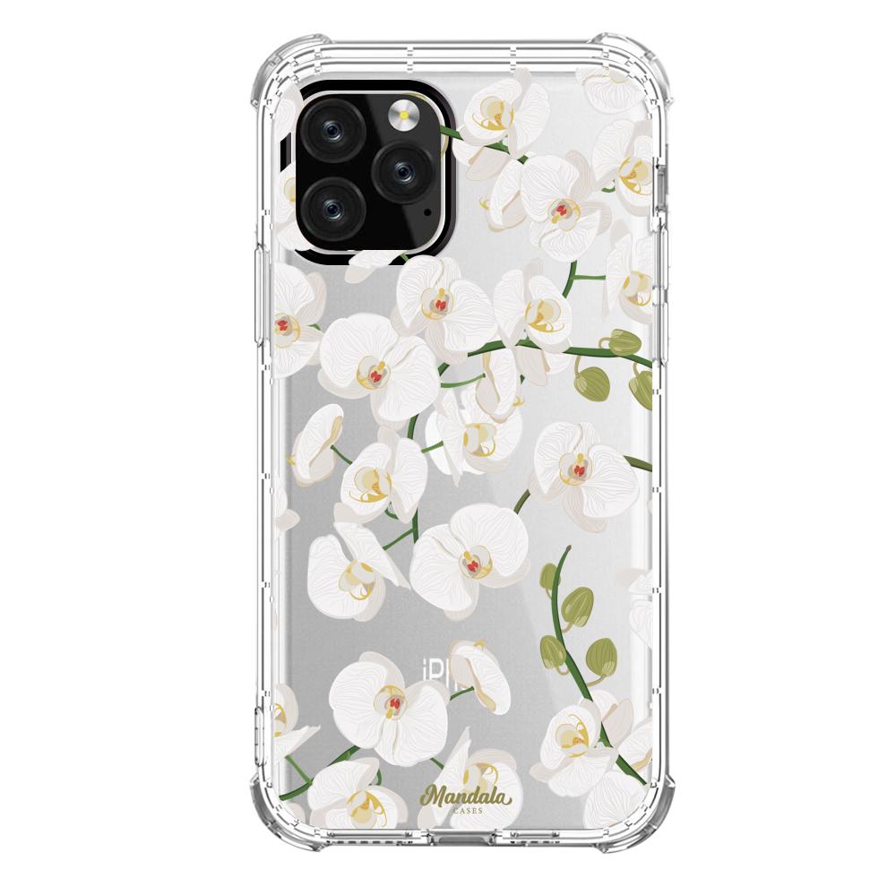 Case para iphone 11 pro Funda Orquídeas  - Mandala Cases
