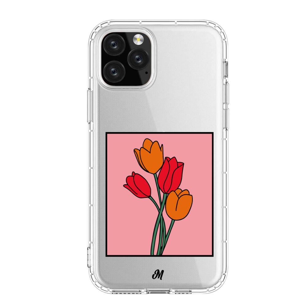 Case para iphone 11 pro Tulipanes de amor - Mandala Cases