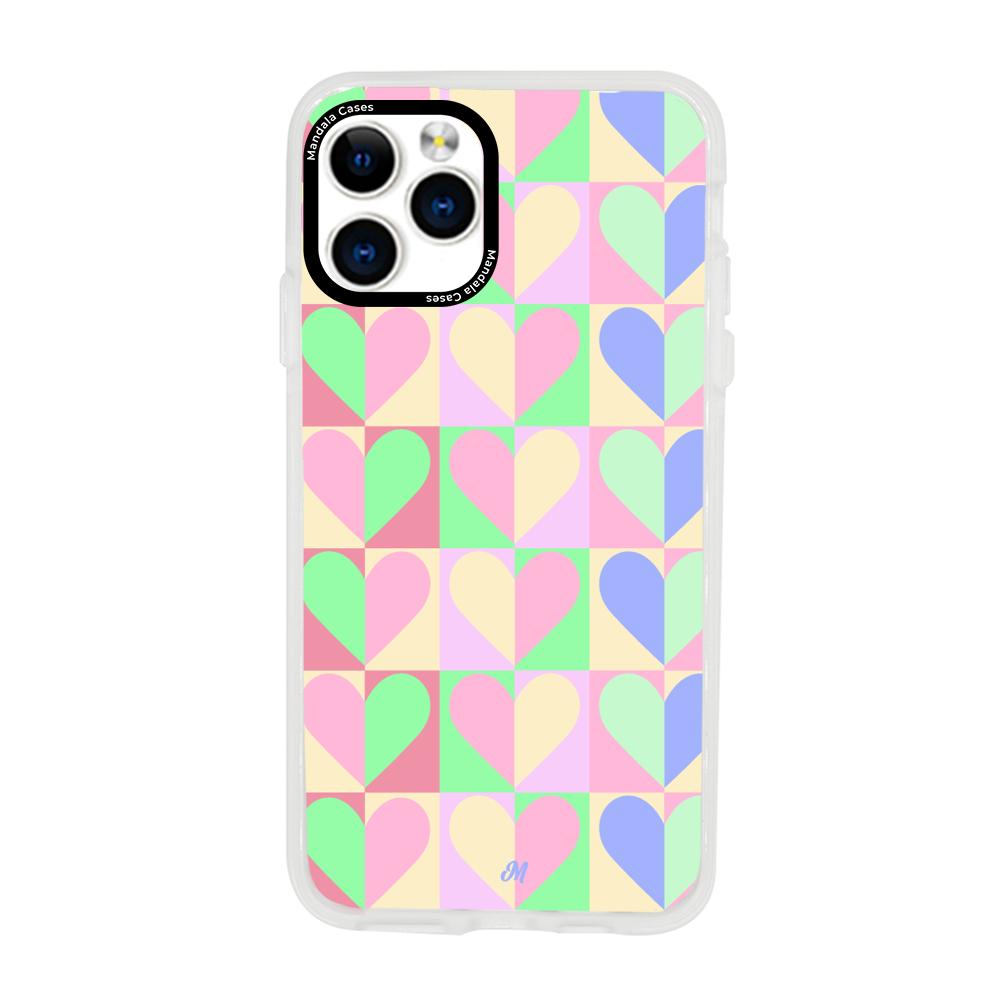 Case para iphone 11 pro max Corazones Lovely - Mandala Cases