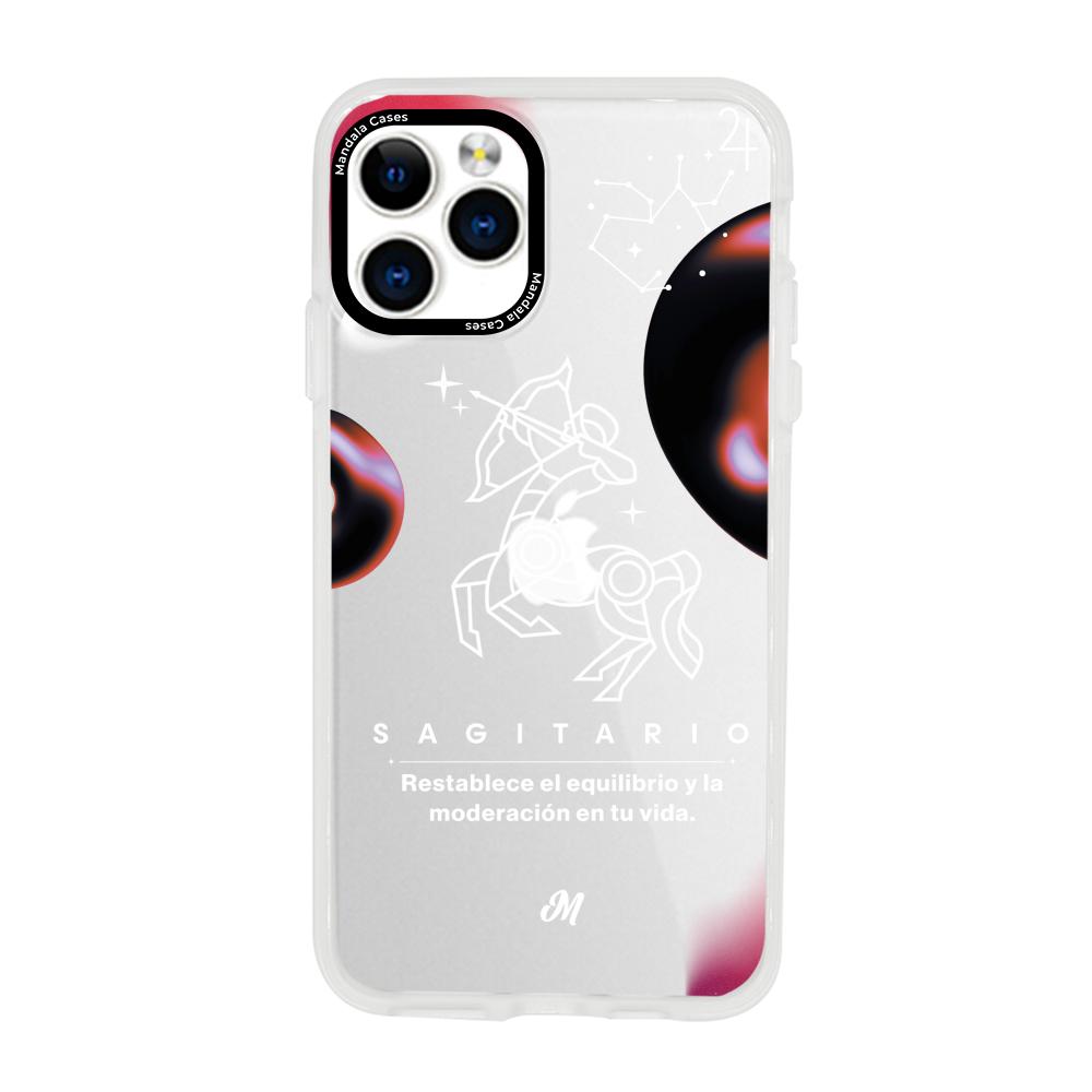Cases para iphone 11 pro max SAGITARIO 24 TRANSPARENTE - Mandala Cases