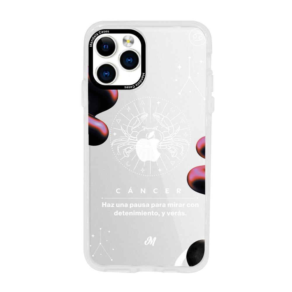 Cases para iphone 11 pro max CANCER 24 TRANSPARENTE - Mandala Cases