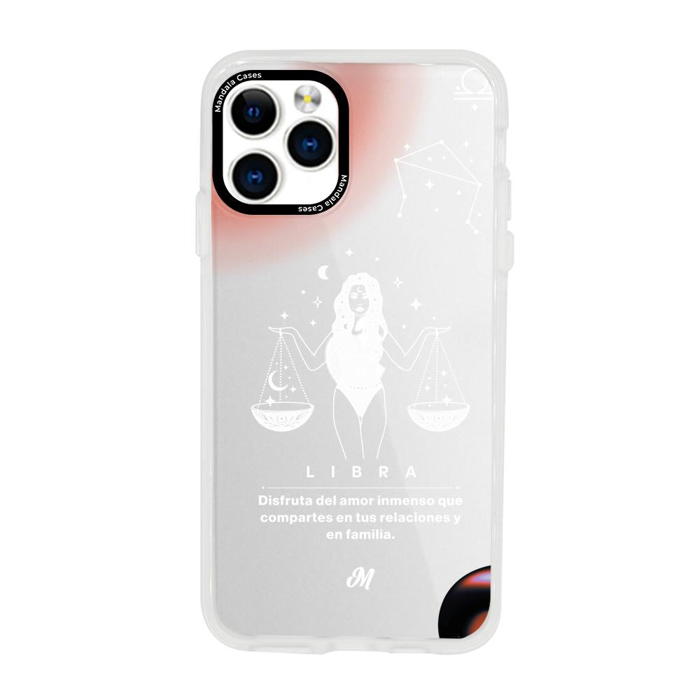 Cases para iphone 11 pro max LIBRA 24 TRASNPARENTE - Mandala Cases