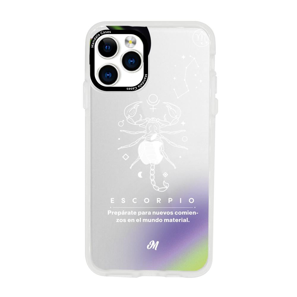Cases para iphone 11 pro max ESCORPIO 24 TRANSPARENTE - Mandala Cases