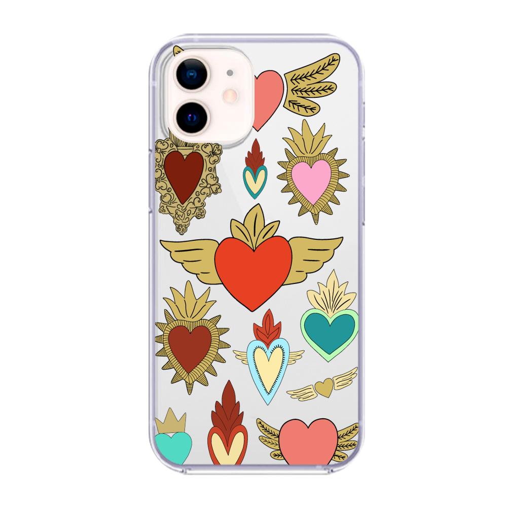 Case para iphone 12 Mini corazon angel - Mandala Cases