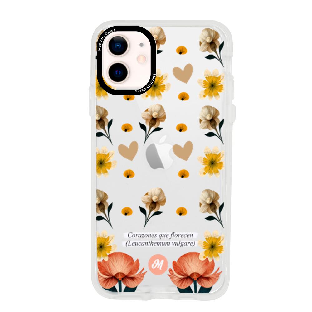 Cases para iphone 12 Mini Corazones que florecen - Mandala Cases