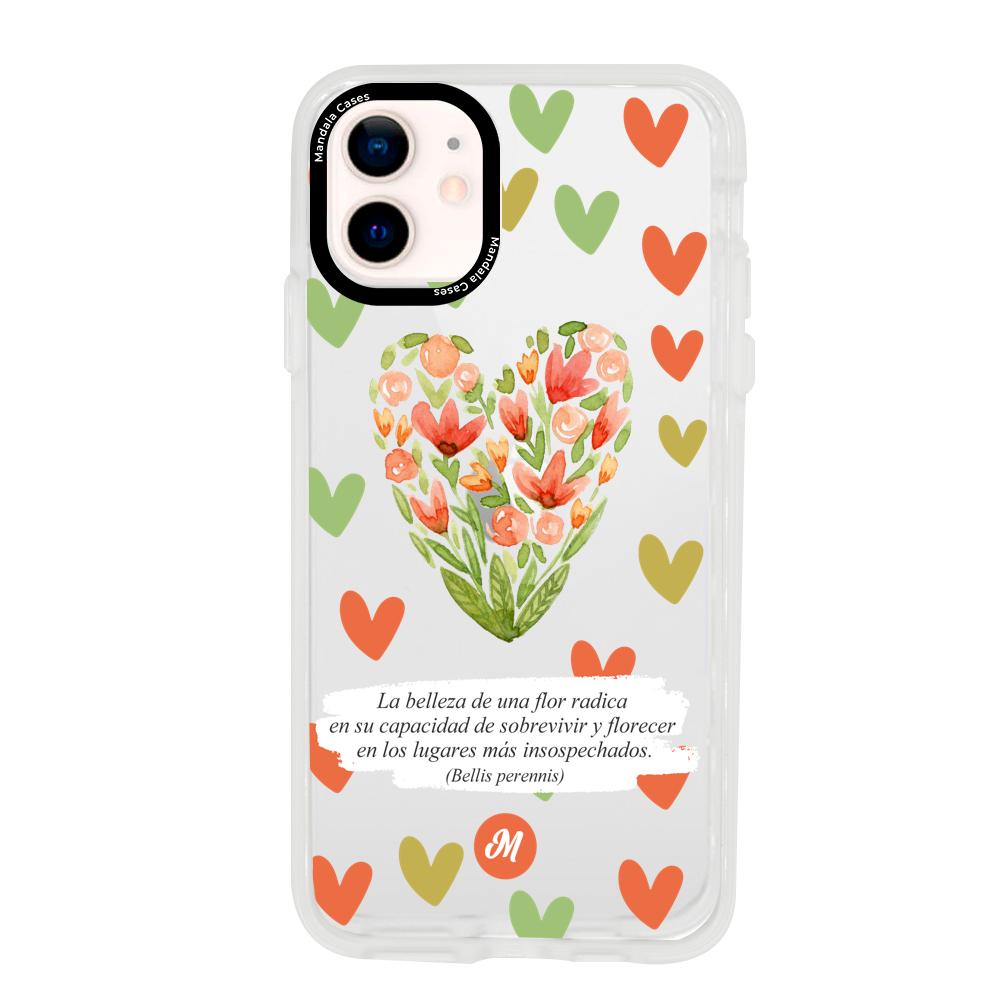 Cases para iphone 12 Mini Flores de colores - Mandala Cases