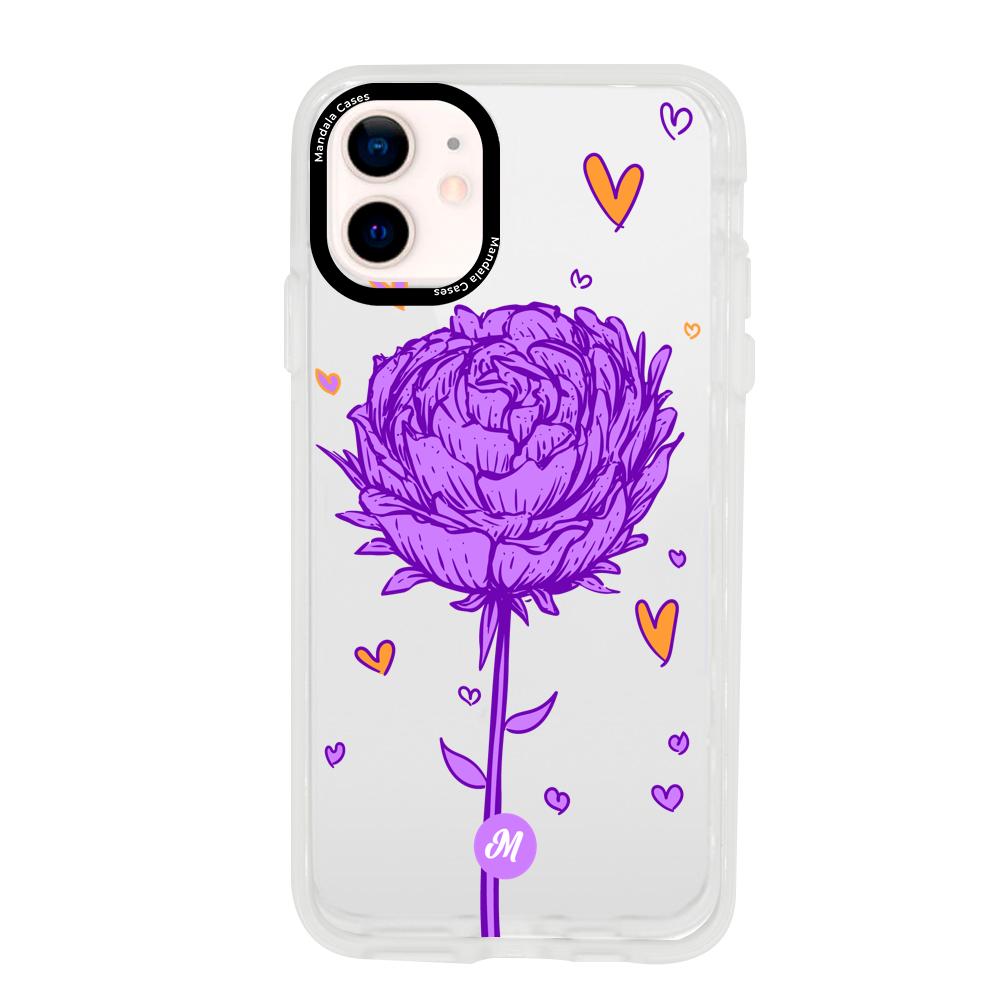 Cases para iphone 12 Mini Rosa morada - Mandala Cases