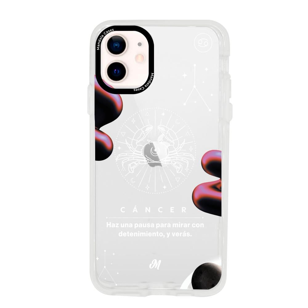 Cases para iphone 12 Mini CANCER 24 TRANSPARENTE - Mandala Cases