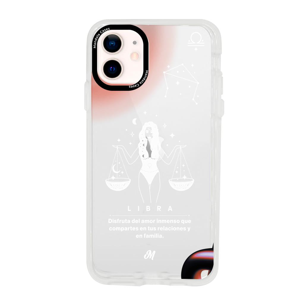 Cases para iphone 12 Mini LIBRA 24 TRASNPARENTE - Mandala Cases