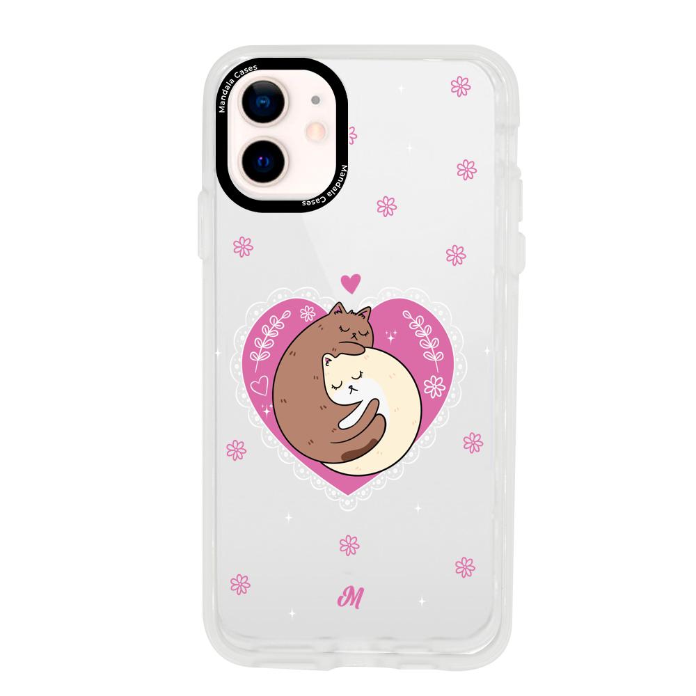 Cases para iphone 12 Mini Cat Amour - Mandala Cases