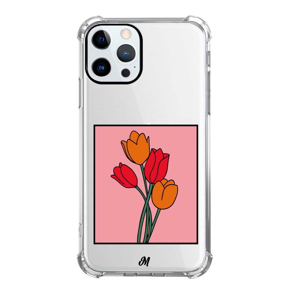 Case para iphone 12 pro max Tulipanes de amor - Mandala Cases