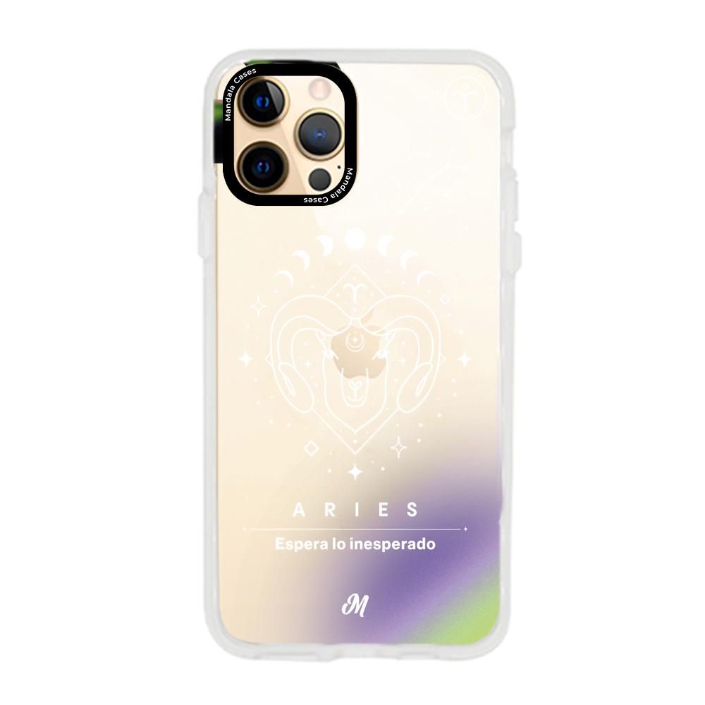 Cases para iphone 12 pro max ARIES 24 TRANSPARENTE - Mandala Cases