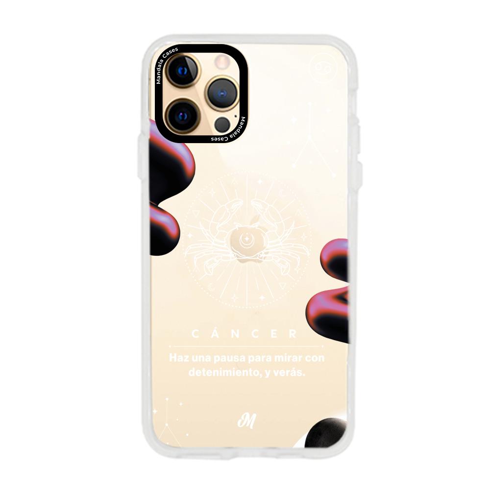 Cases para iphone 12 pro max CANCER 24 TRANSPARENTE - Mandala Cases