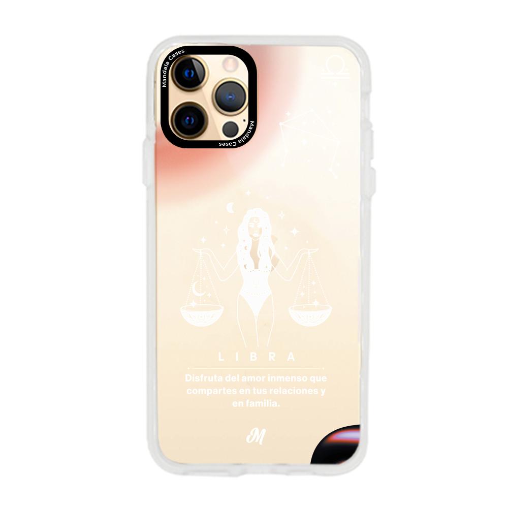 Cases para iphone 12 pro max LIBRA 24 TRASNPARENTE - Mandala Cases