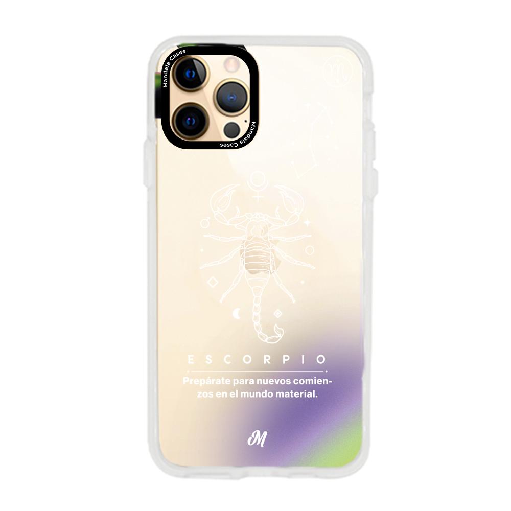 Cases para iphone 12 pro max ESCORPIO 24 TRANSPARENTE - Mandala Cases