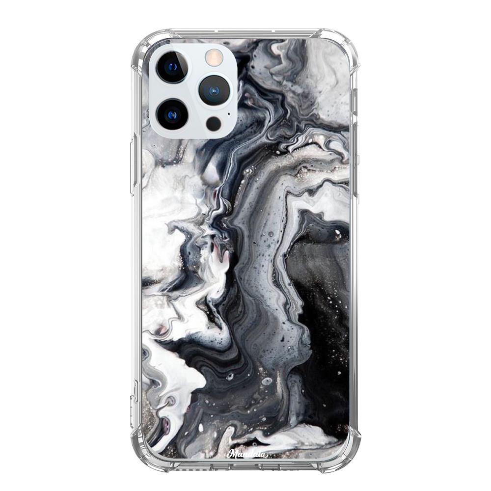 Estuches para iphone 12 pro max - Black Marble Case  - Mandala Cases
