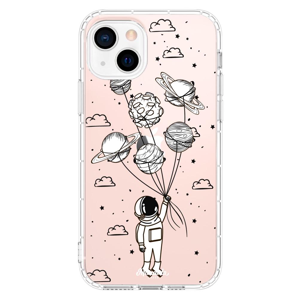 Case para iphone 13 Mini Funda Astronauta con Planetas - Mandala Cases