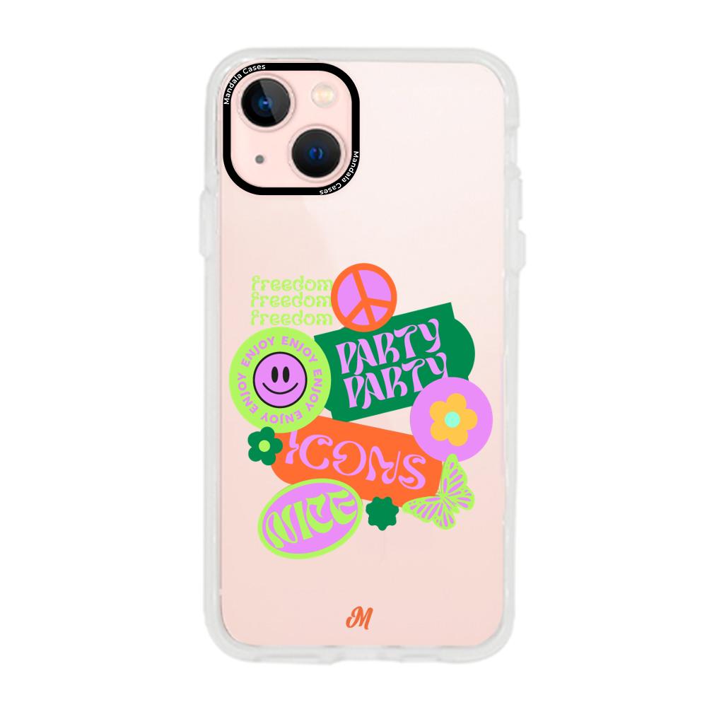 Case para iphone 13 Mini FREEDOM STICKERS - Mandala Cases