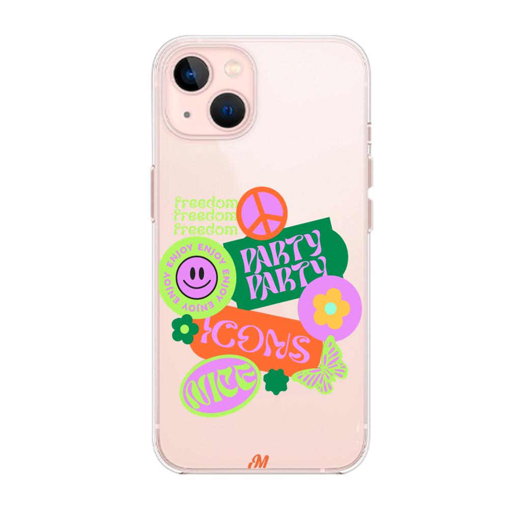 Case para iphone 13 Mini FREEDOM STICKERS - Mandala Cases
