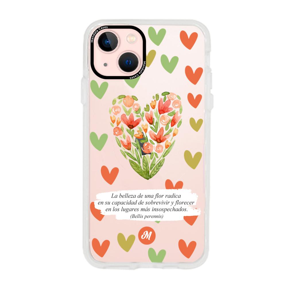 Cases para iphone 13 Mini Flores de colores - Mandala Cases