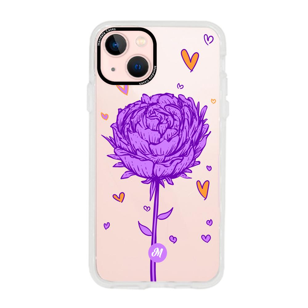 Cases para iphone 13 Mini Rosa morada - Mandala Cases