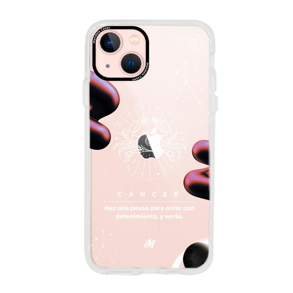 Cases para iphone 13 Mini CANCER 24 TRANSPARENTE - Mandala Cases