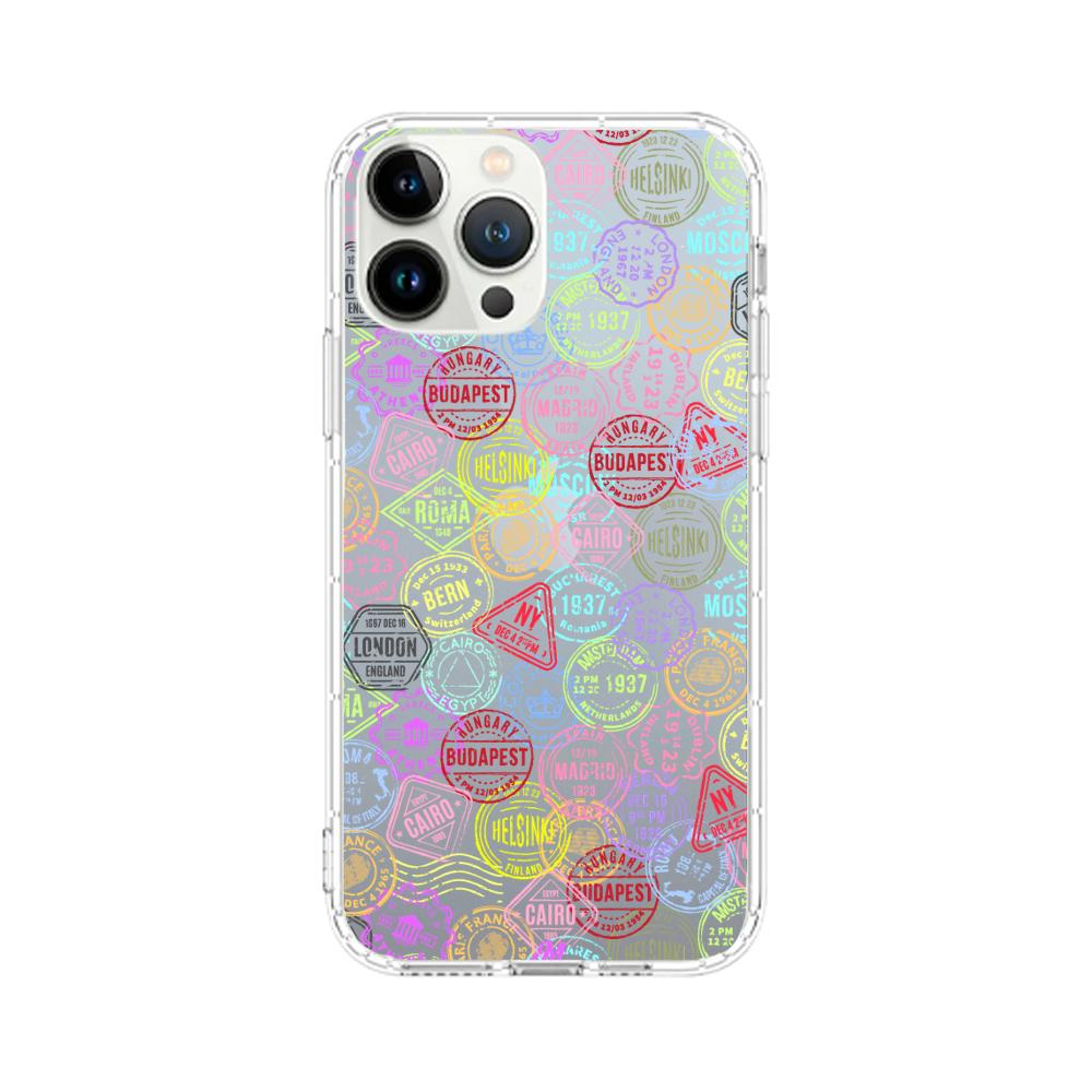 Case para iphone 13 pro max Sellos viajeros - Mandala Cases