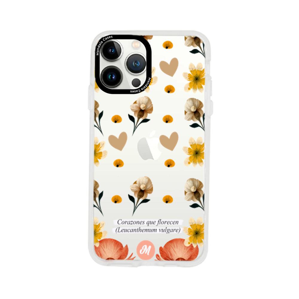 Cases para iphone 13 pro max Corazones que florecen - Mandala Cases