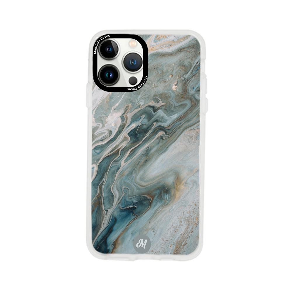 Cases para iphone 13 pro max liquid marble gray - Mandala Cases