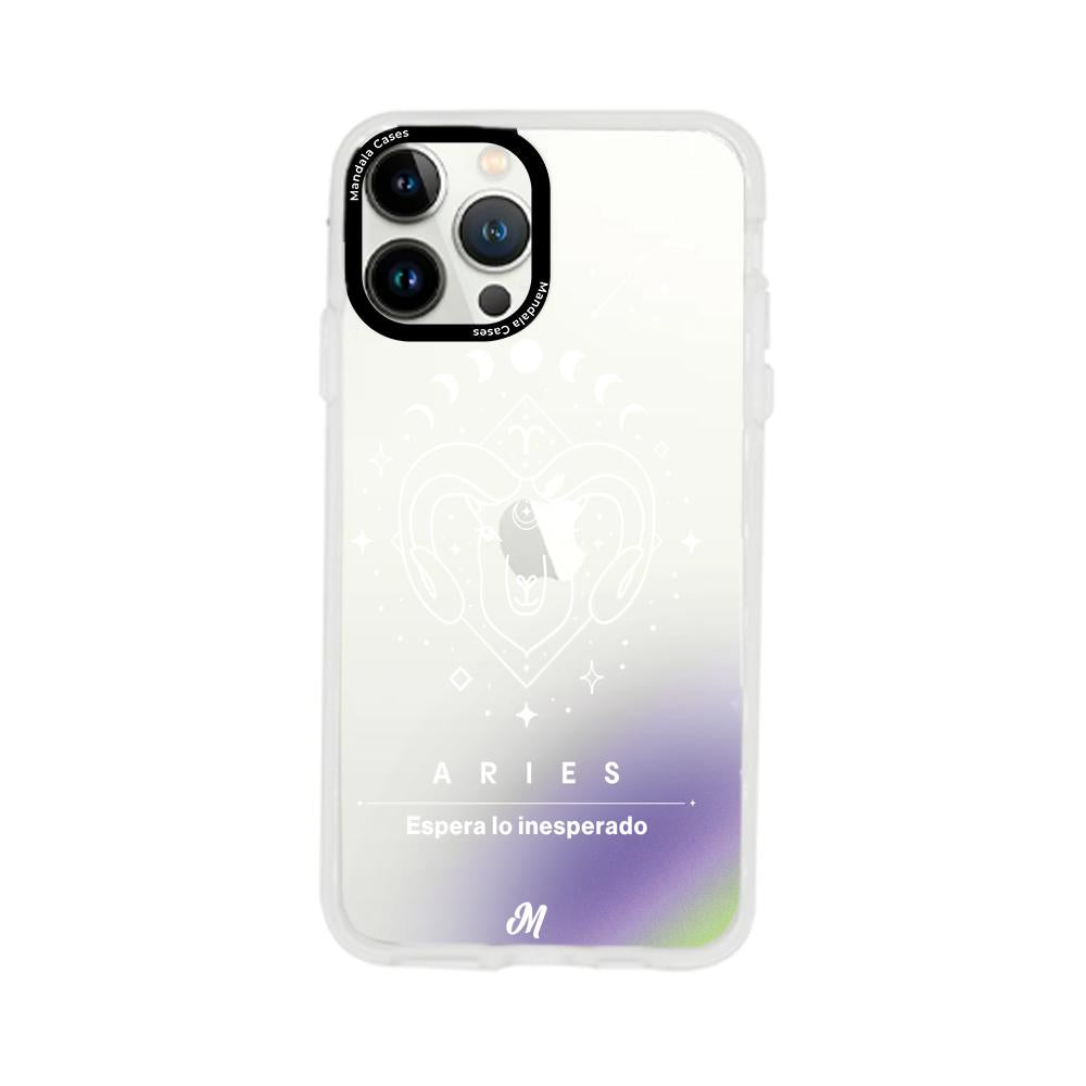 Cases para iphone 13 pro max ARIES 24 TRANSPARENTE - Mandala Cases