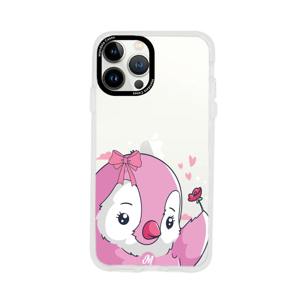 Cases para iphone 13 pro max Pingüino Coquette - Mandala Cases