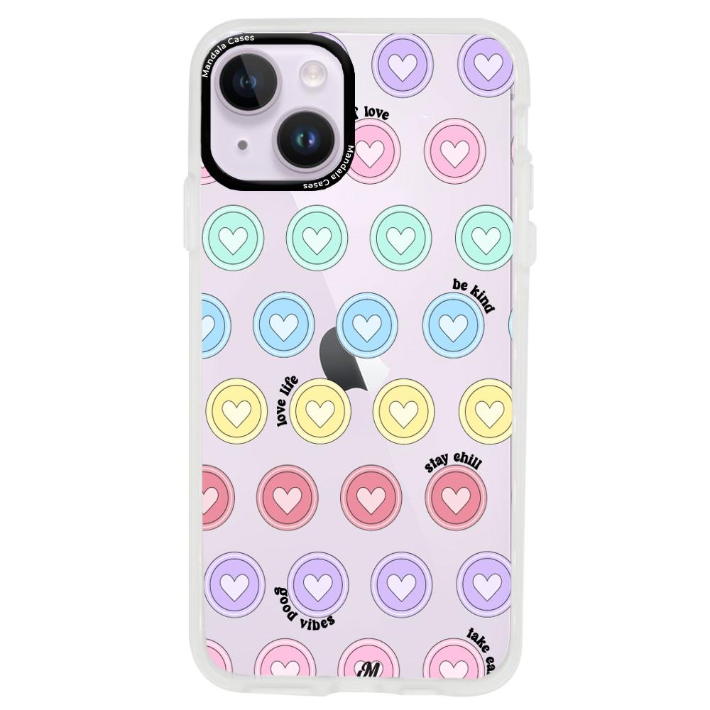 Case para iphone 14 plus Sellos de amor - Mandala Cases