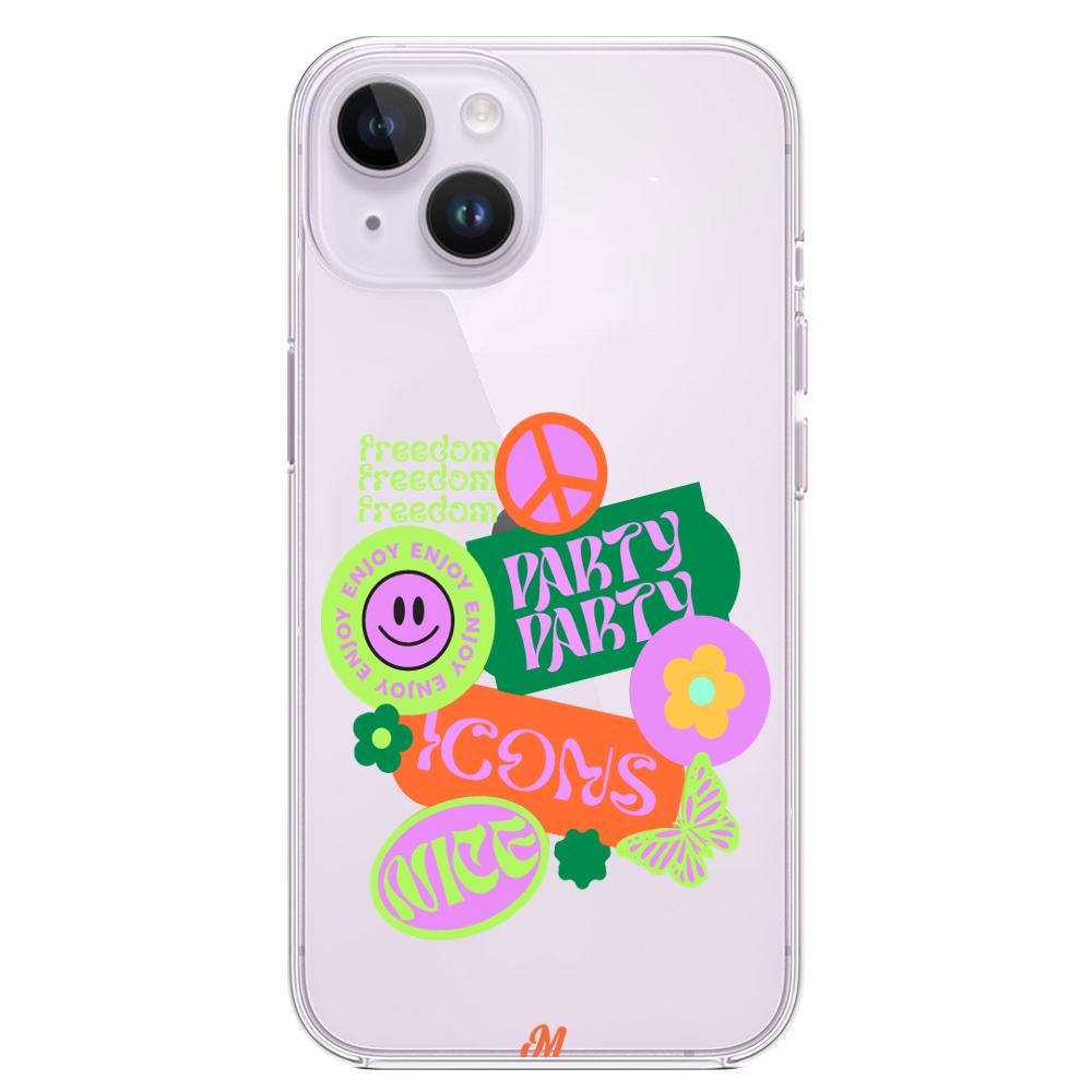 Case para iphone 14 plus FREEDOM STICKERS - Mandala Cases