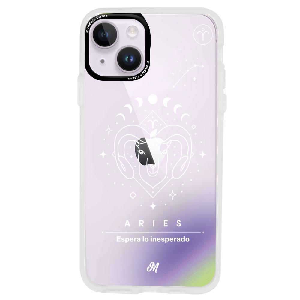 Cases para iphone 14 plus ARIES 24 TRANSPARENTE - Mandala Cases