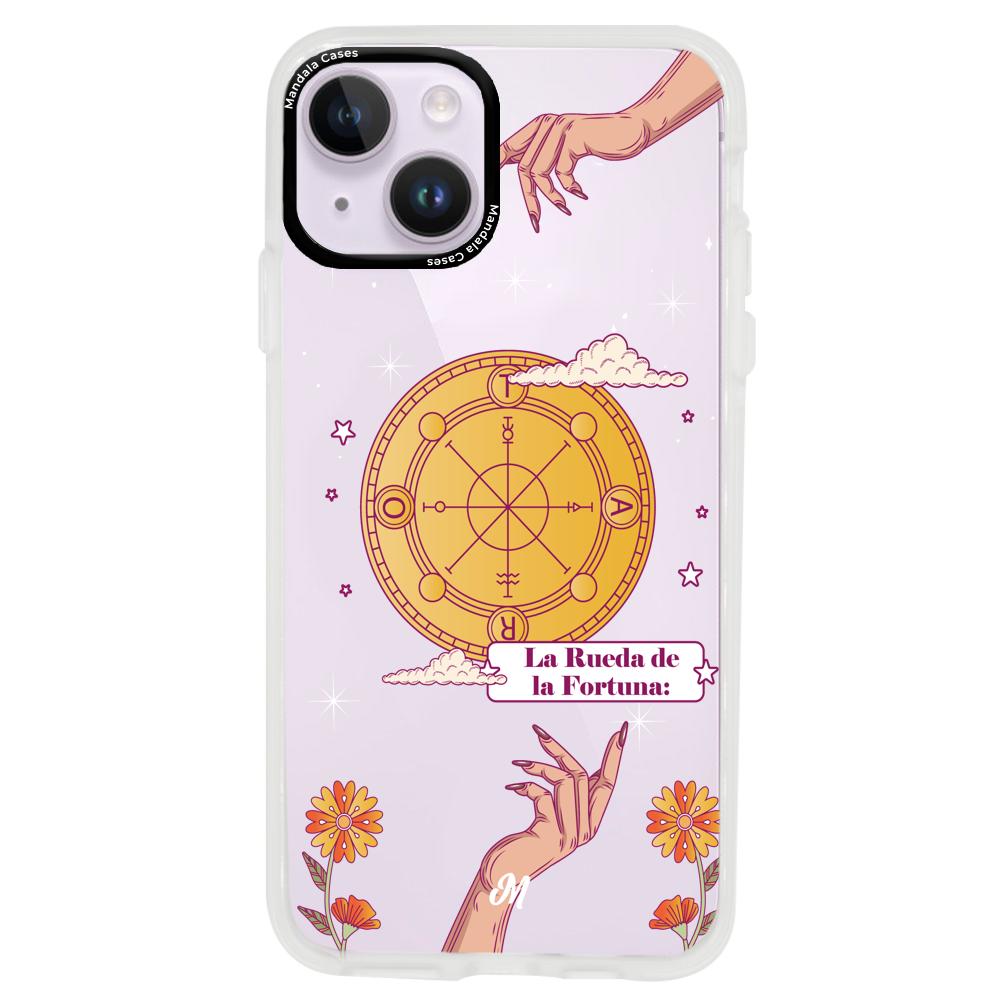Cases para iphone 14 plus LA RUEDA DE LA FORTUNA ASTROS - Mandala Cases
