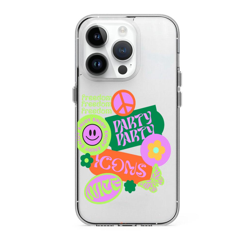 Case para iphone 14 pro max FREEDOM STICKERS - Mandala Cases