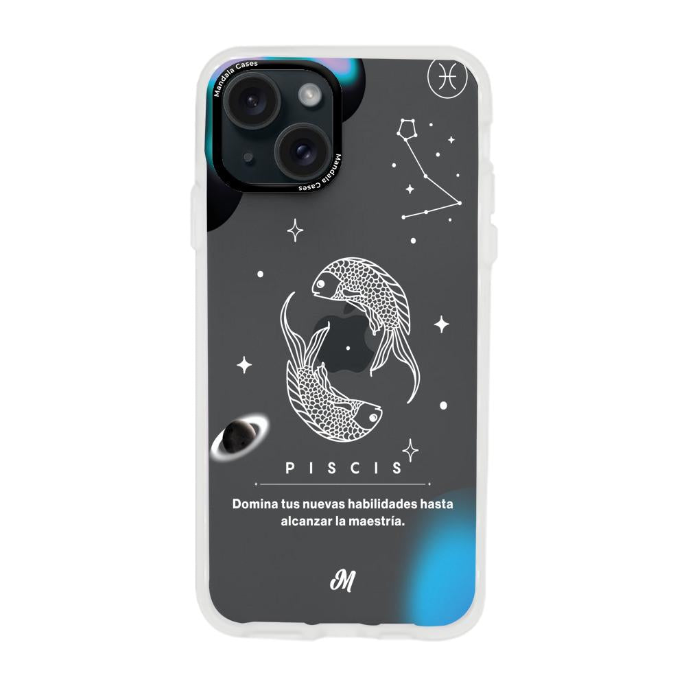 Cases para iphone 15 plus PISCIS 24 TRANSPARENTE - Mandala Cases