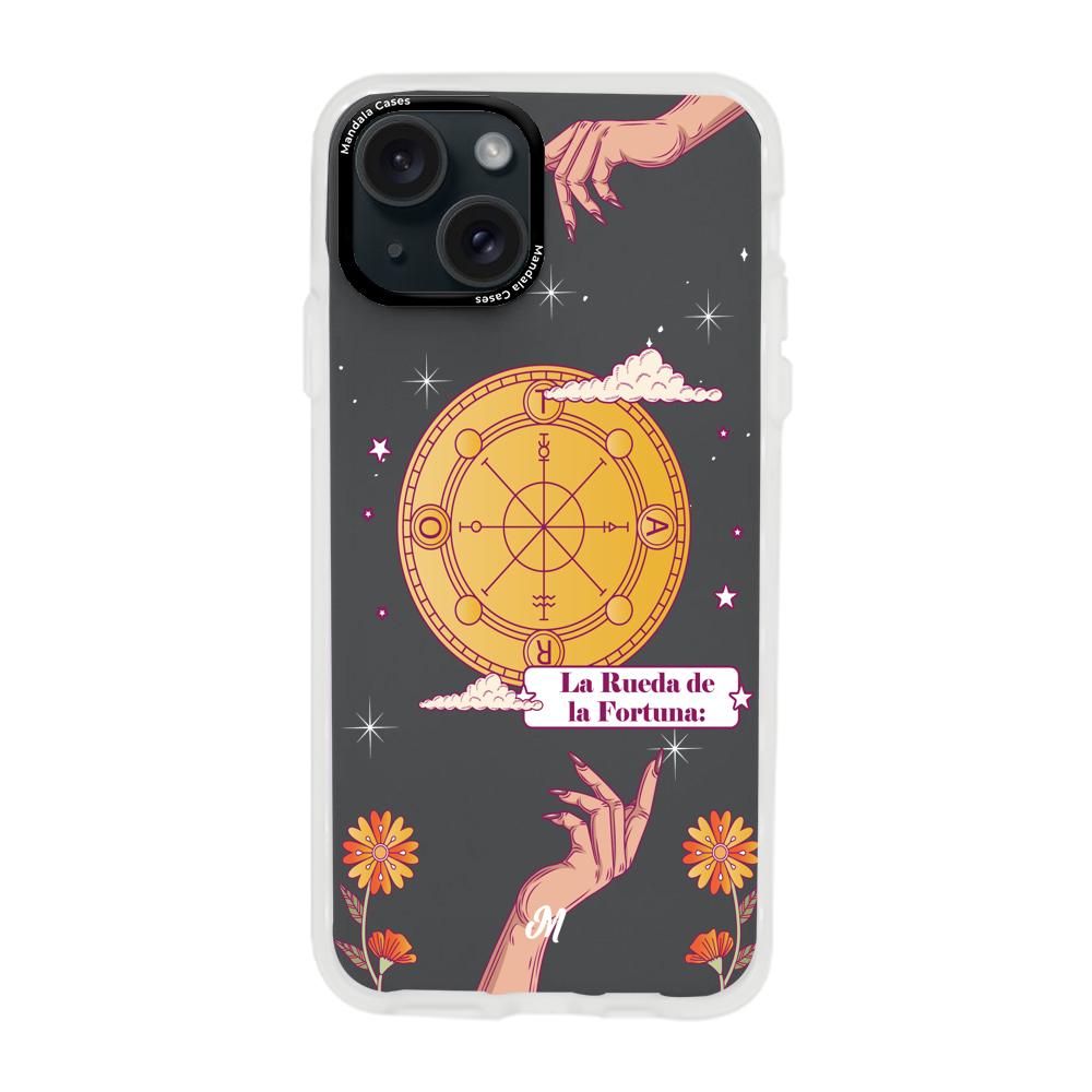 Cases para iphone 15 plus LA RUEDA DE LA FORTUNA ASTROS - Mandala Cases