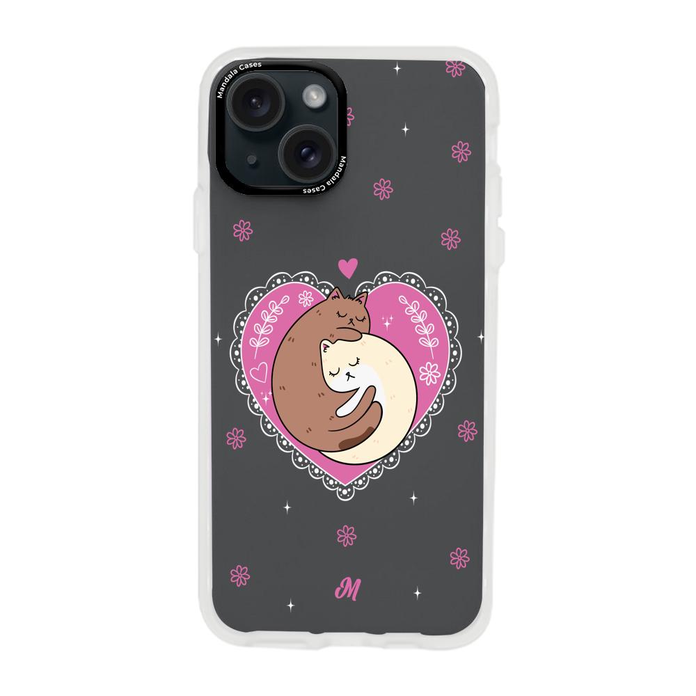 Cases para iphone 15 plus  Cat Amour - Mandala Cases