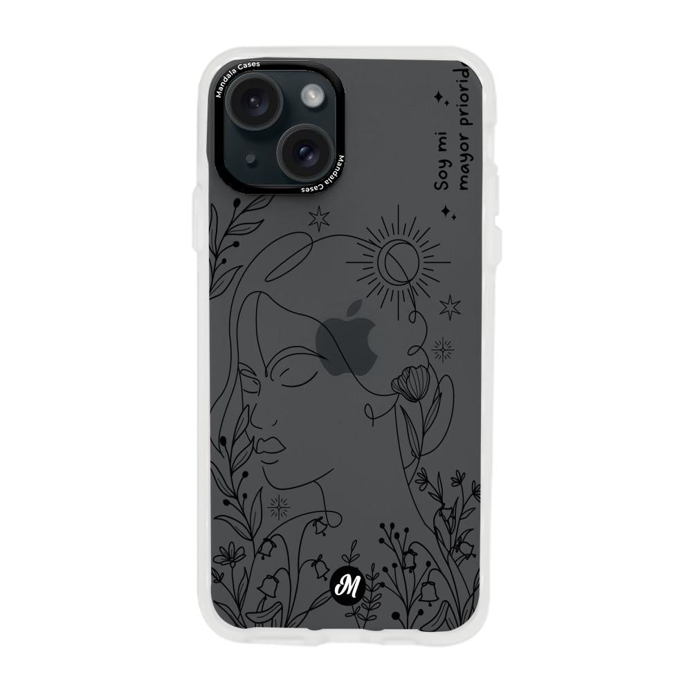 Cases para iphone 15 plus  Soy prioridad - Mandala Cases