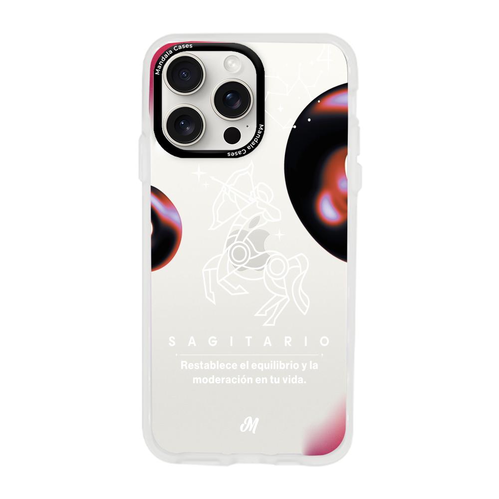 Cases para iphone 15 pro max SAGITARIO 24 TRANSPARENTE - Mandala Cases