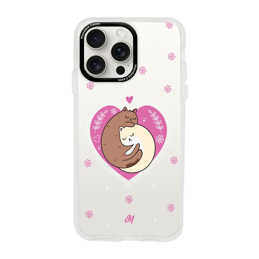 Cases para iphone 15 pro max Cat Amour - Mandala Cases