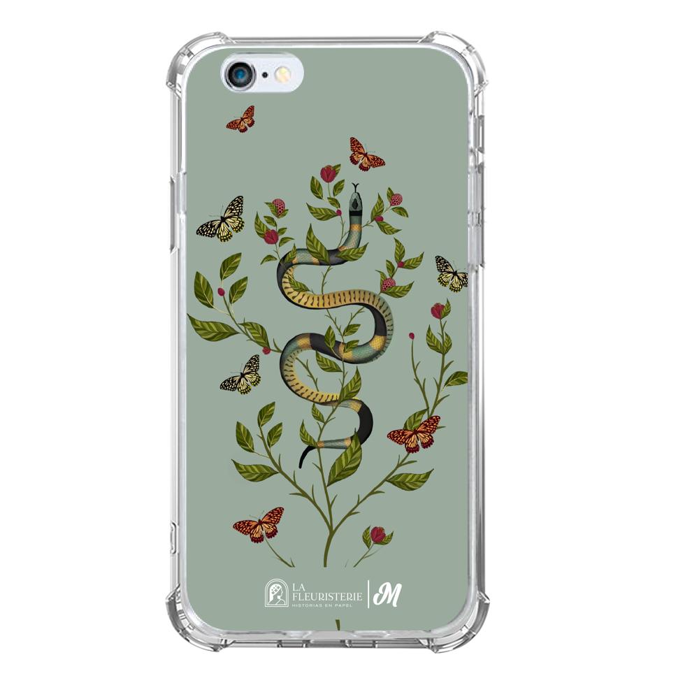 Case para iphone 6 / 6s Snake Flowers Menta - Mandala Cases
