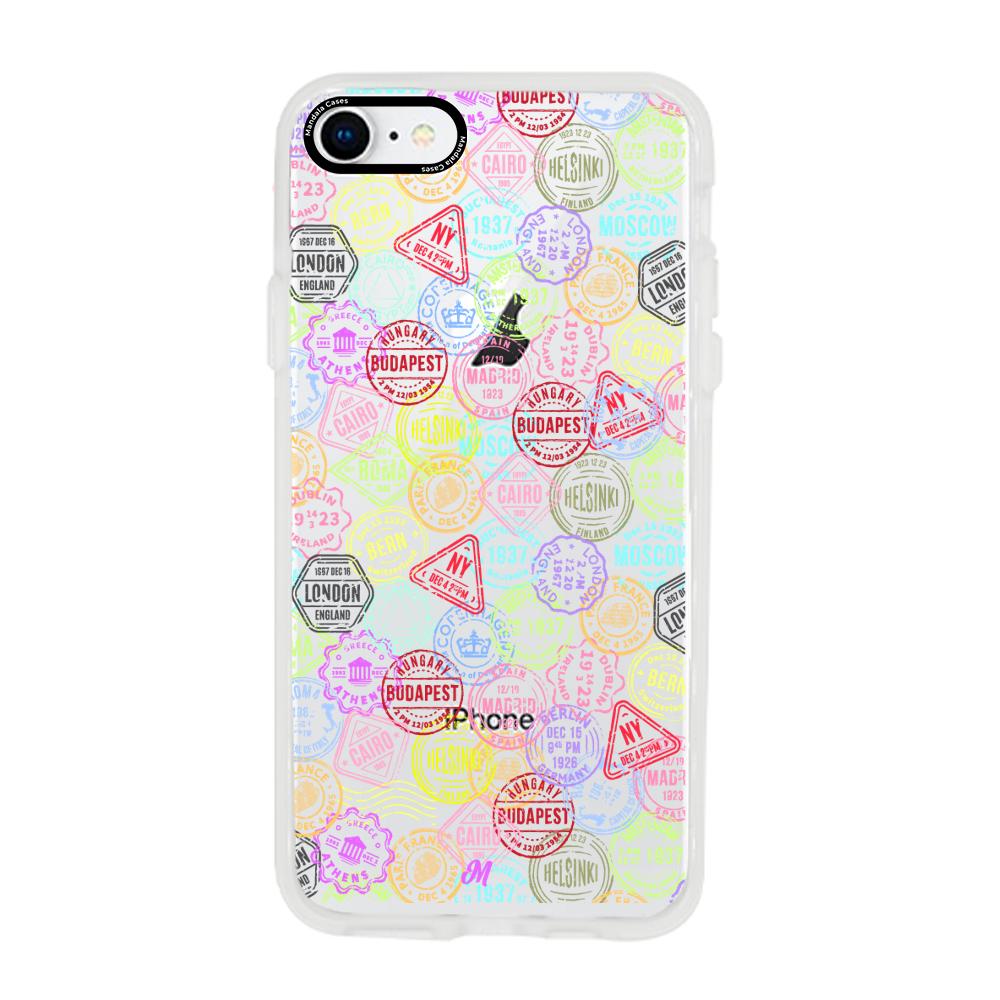 Case para iphone 6 / 6s Sellos viajeros - Mandala Cases