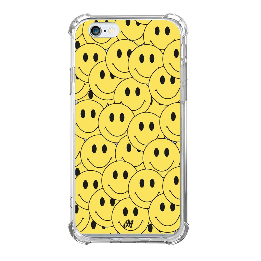 Case para iphone 6 plus Yellow happy faces - Mandala Cases