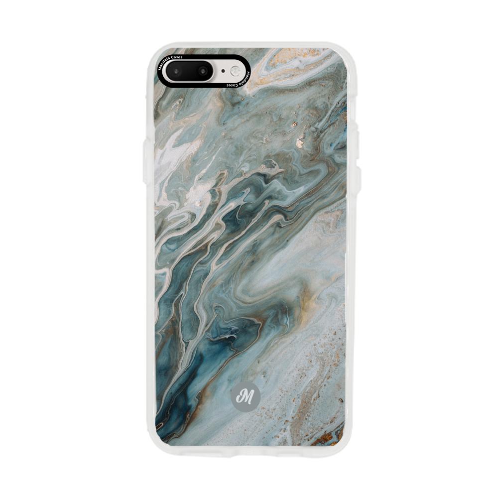 Cases para iphone 6 plus liquid marble gray - Mandala Cases