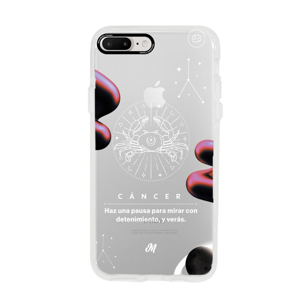 Cases para iphone 6 plus CANCER 24 TRANSPARENTE - Mandala Cases