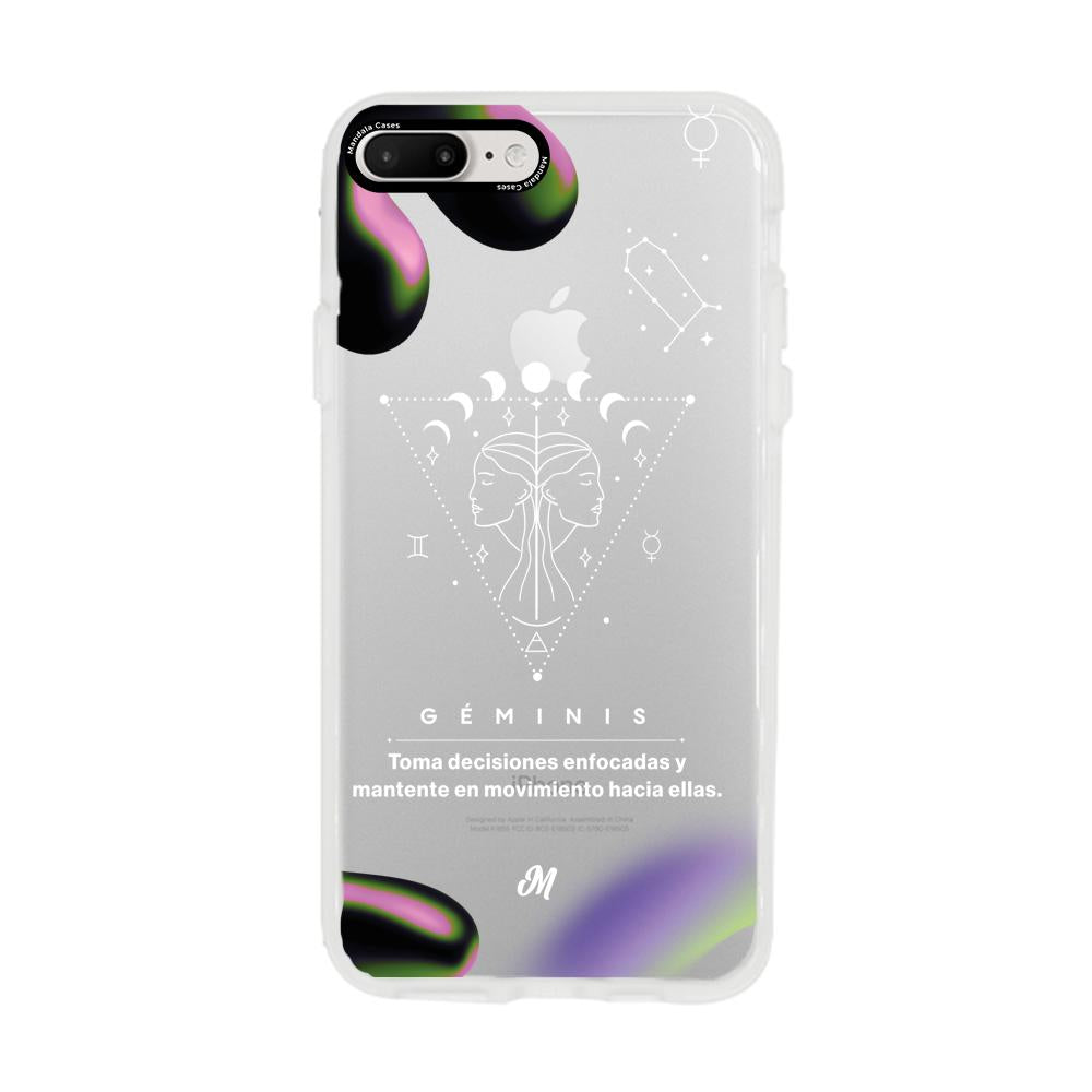 Cases para iphone 6 plus GÉMINIS 24 TRANSPARENTE - Mandala Cases